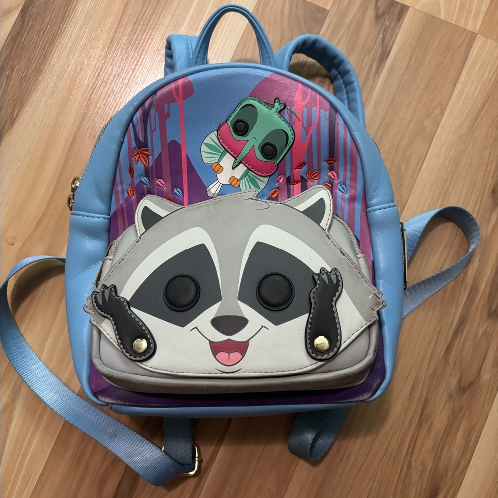 Loungefly Disney Pocahontas Meeko Flit Earth Day Women’s Mini Backpack